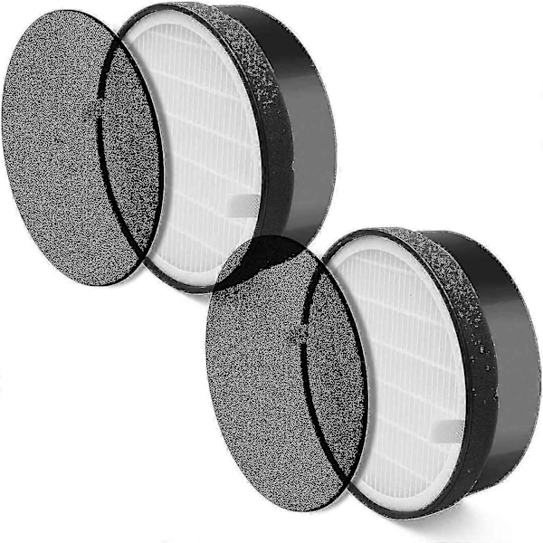 Luftrenare Lv-h132 Ersättningsfilter, True Hepa och Aktivt Kolfilter Set 2-pack