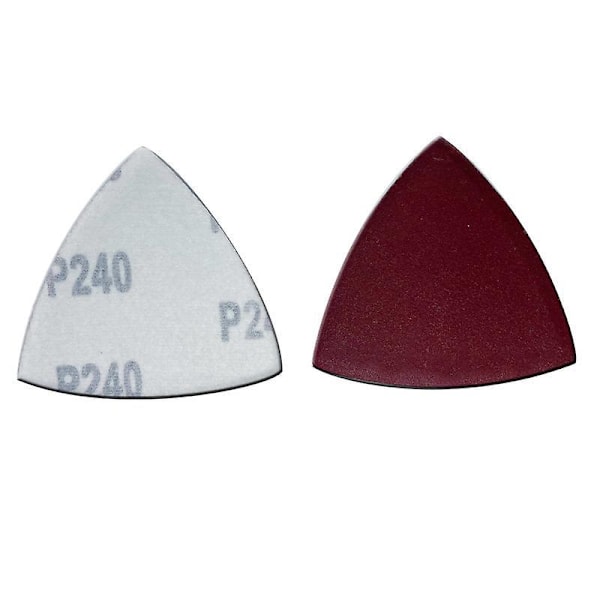 Triangulärt sandpapper för flera ändamål - Blandad kornstorlek (60, 120, 240) - 50 ark 81 x 76 mm - Sandpapper