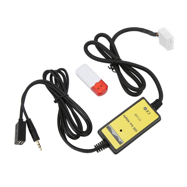 Billjud Aux-adapter USB Digital musik CD-växlare ersättning för Mazda CX7 2007-2008