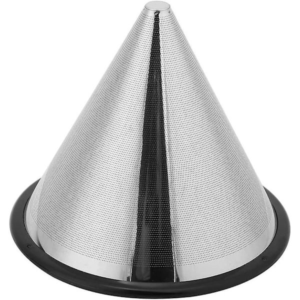 Genanvendelig rustfrit stål pour over kaffefilter mesh drypper langsom brygning kaffekone