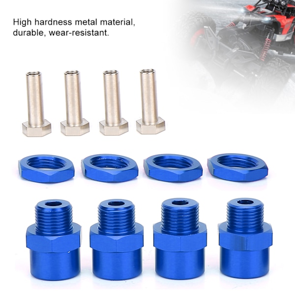 RC-bil 12 mm till 17 mm hjulnavskonverteringsadaptertillbehör för Sakura D4 HSP 94123 1/10 bilBlå