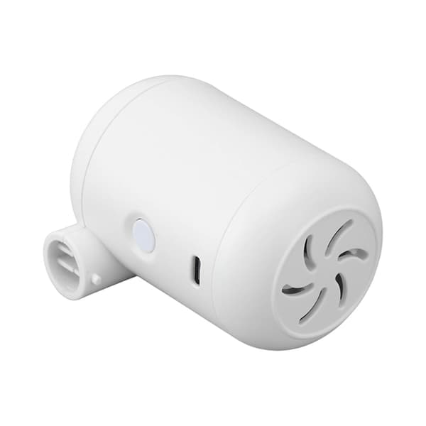 Liten pump snabb uppblåsning pumpning bärbar mini elektrisk luftpump med 4 munstycken för förvaringsväskor gummibåtar simringar