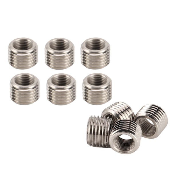 10 kpl kierteen korjausmutterin muunnoskanta ruostumattomasta teräksestä RC1/8 M14 x 1,5 10mm