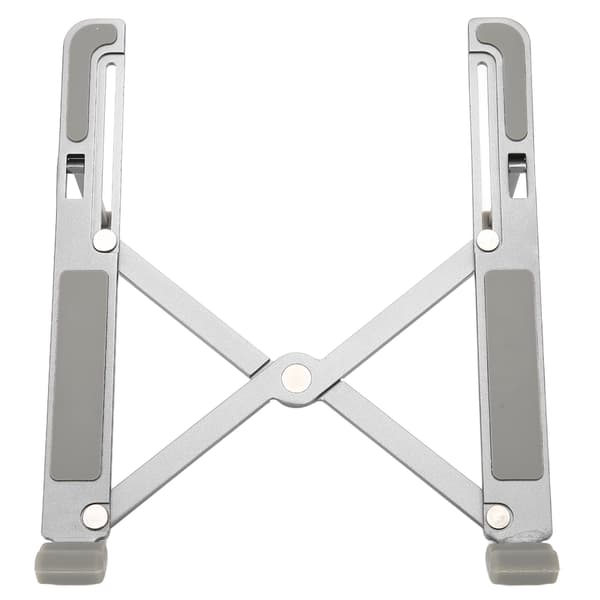 Sammenklappelig bærbar computerstander Ergonomisk design Anti-slip Letvægts bærbar computerbordstander til 9 til 15,6 tommer bærbare computere Grå