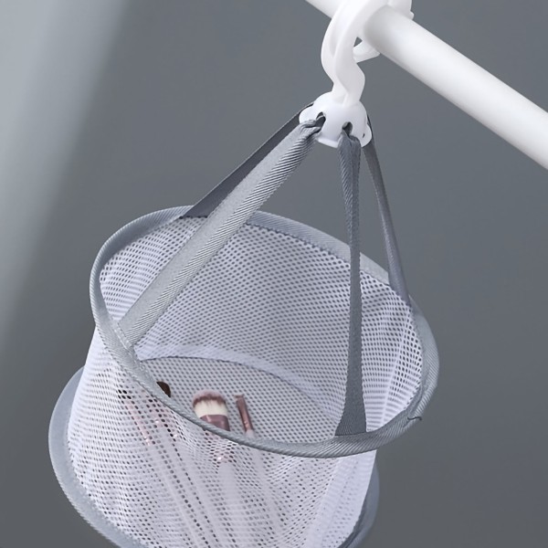 Beauty Egg kuivausverkko meikkisieni sivellin työkalu koriteline 360 ​​asteen kierto 20 cm halkaisija vaaleanharmaa