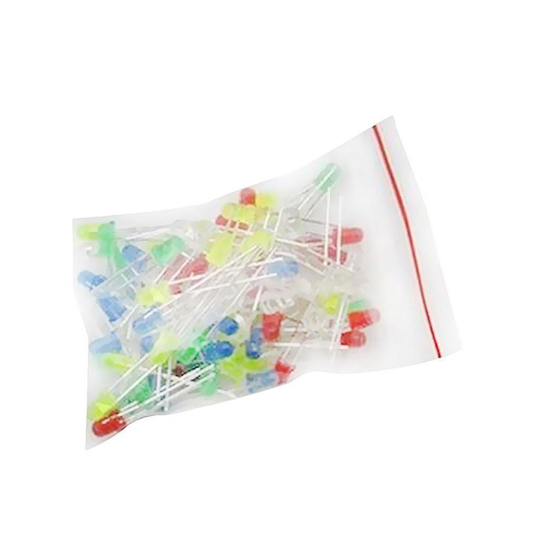 45-delars 3 mm emitterande diod DIY-projekt Ljus LED-lampor Sortimentskit