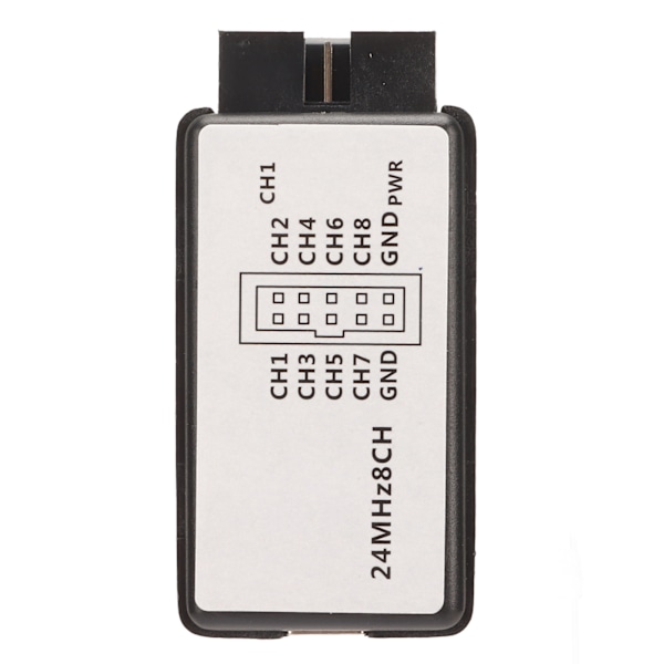 8-kanals USB Logic Analyzer-enhed med bufferunderstøttelse 24Mhz 8CH USB Logic Analyzer 5V