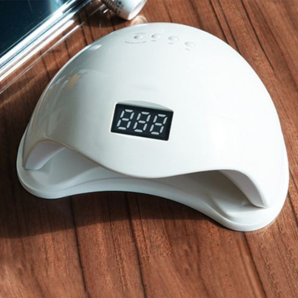 Nagellampa Snabbtorkande 4 Timers UV LED Nagellackstork för Händer Fötter EU-kontakt 220V 48W