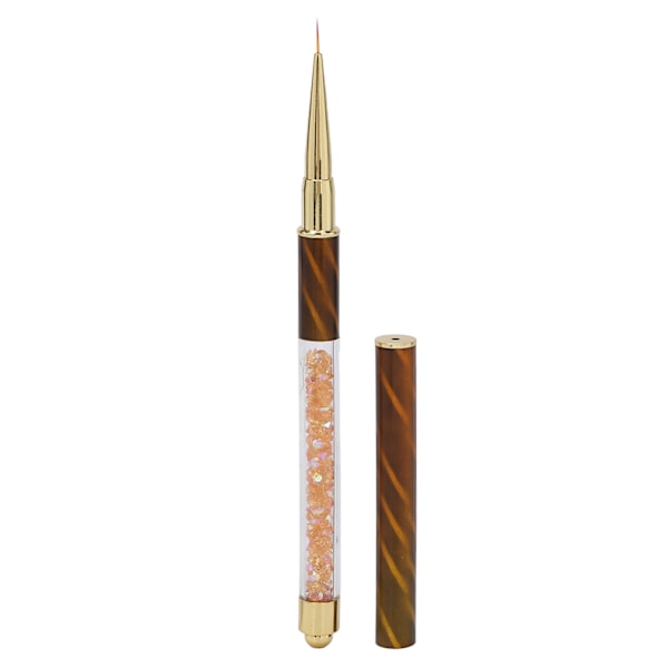 Manikyr Liner Pen Nagelsmycke Plockare Prickpenna Nagelkonst DIY Dekorationsverktyg för Hushåll Nagelsalong Orange (Dragtråd)