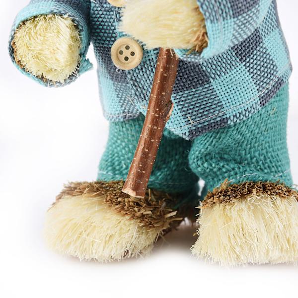 Cattail Økovenlig lyse farver Naturtro, holdbar påskehare-figur