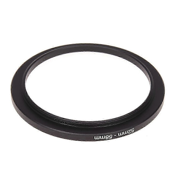 Kamera 52mm Objektiv till 58mm Tillbehör Step Up Adapter Ring