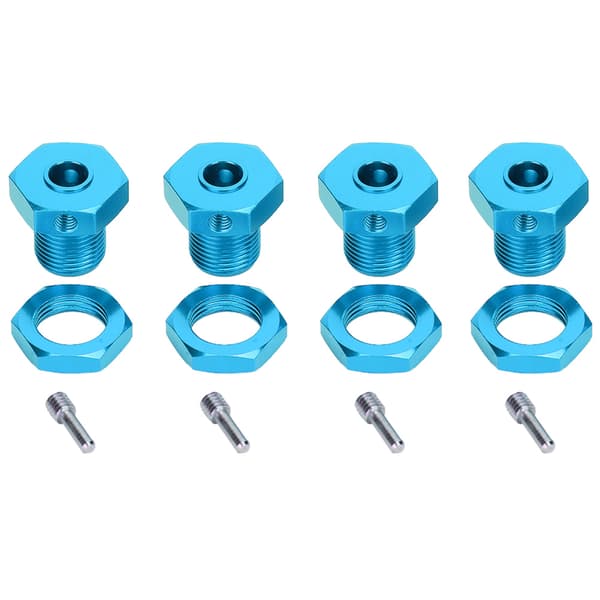 5mm 0,2 tommer Aluminium Legering Dæk Kombinator Kobling Passer til TRAXXAS EREVO 1/10 Bil (Blå)