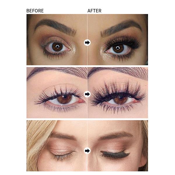 4D Silkefiber Vippemascara Vandfast Mascara Tyk Forlængende Øjenvipper Extension Kosmetisk Værktøj