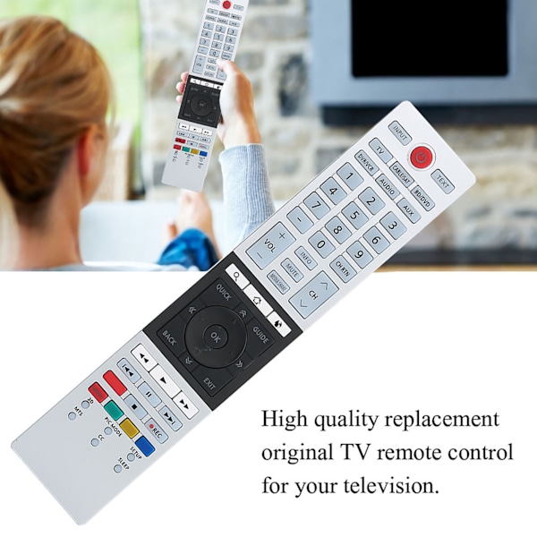 Toshiban CT‑90430 CT‑90429 Ultra HD Smart TV:n korvaava kaukosäädin