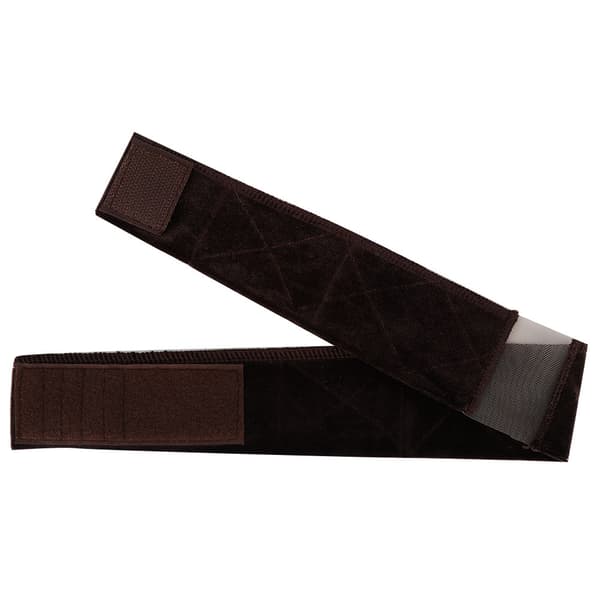 Flexibelt Justerbart Perukgrepp Scarf Hårband Peruktillbehör (Brun)