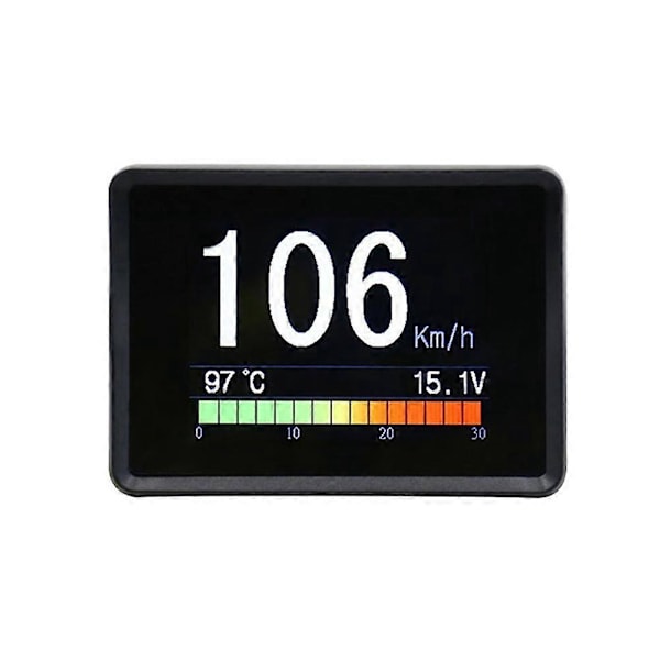 OBD On-Board Car Head Up Display HUD Digitalt Speedometer Trip Display Sort23