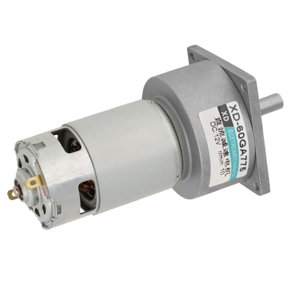 35W Micro DC-motor i metall med justerbar hastighet CW/CCW (12V 10rpm)