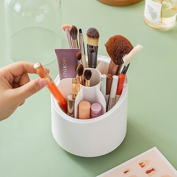 360 Graders Drejelig Makeupbørste Organizer