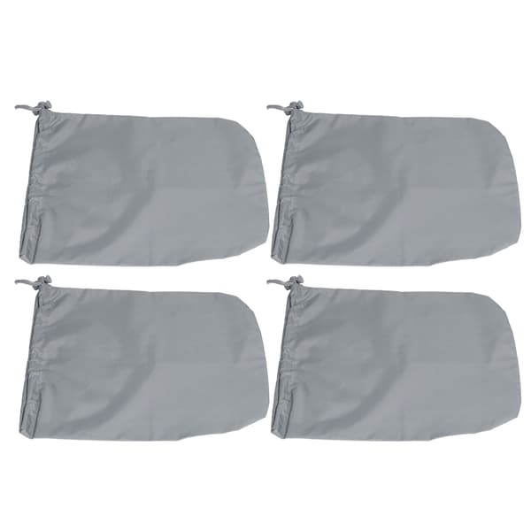4PCS Bil Backspegel Skyddskåpa 190T Polyester Taft Kran Frostskydd Grå