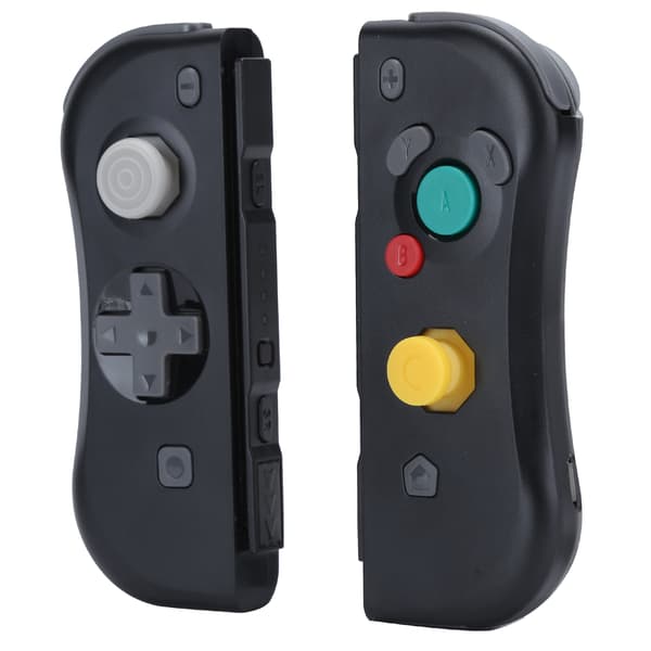 Langaton Gamepad Vasen Oikea Bluetooth-pelikahva NFC Awake -toiminnolla NS Switchille, Musta