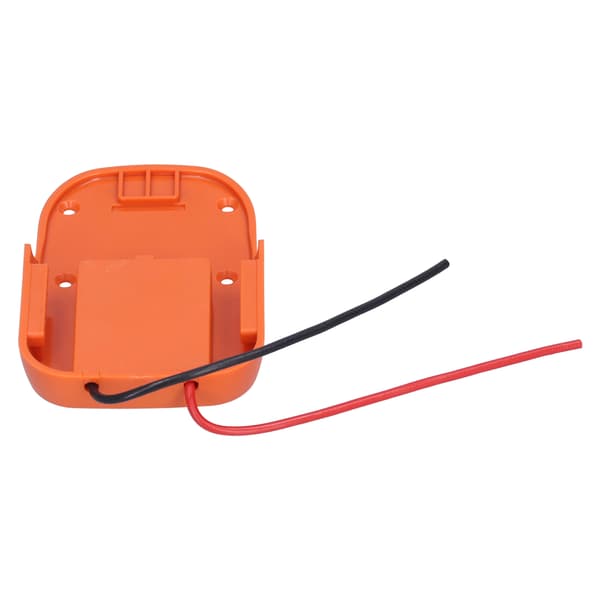 Batteriadapter med fikseringshul Strømdockadapter til RIDGID 18V / AEG 18V strømstik