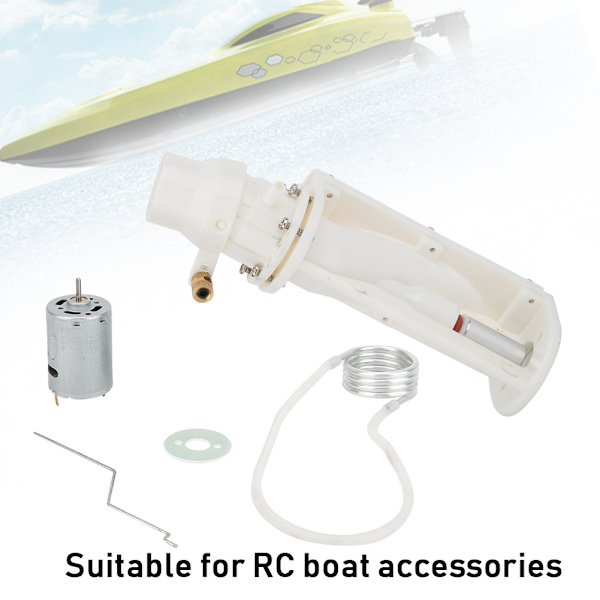 380 Motor Water Jet Pump Spray Propeller Fjärrkontroll RC Båttillbehör Delar Vit