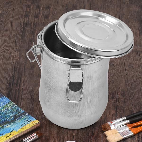 Ruostumattomasta teräksestä valmistettu harjapesuri, ilmatiivis, vuotamaton harjapuhdistin Art Supply