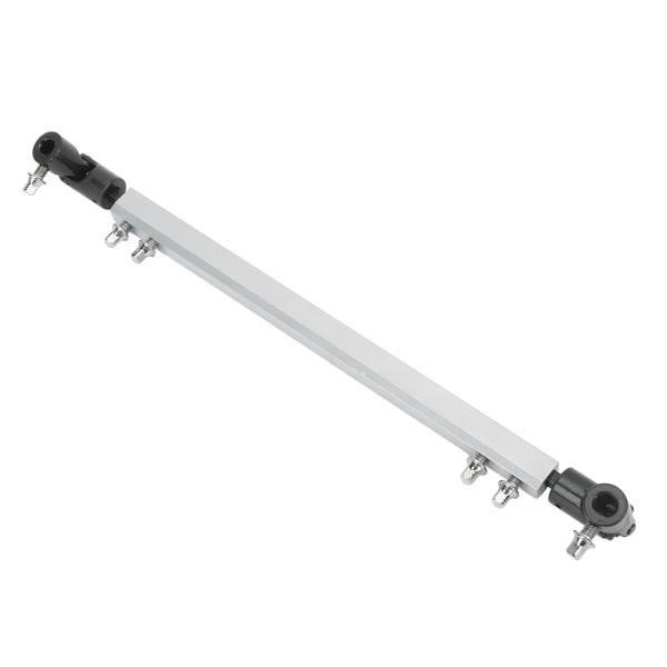 Drum Dubbel Drivaxel Pedal Link Bar Ersättning Professionell metall Drivaxel Vevstång Silver