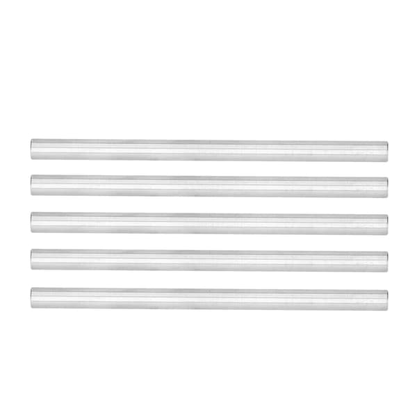 5 stk. rustfrit stål stang rund lige aksel bar 6 mm tilbehørssæt kit til robot legetøj DIY4100-0006-0100