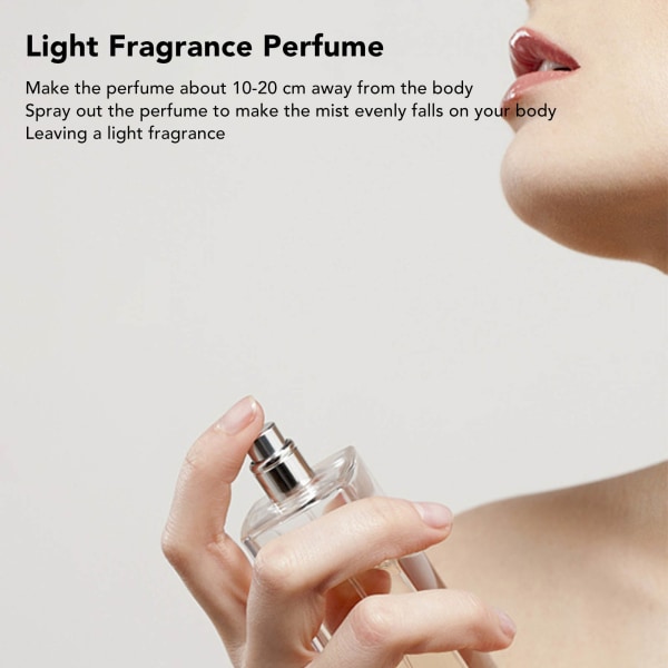 Lätt doft blommig fruktig parfym kvinnor Utsökt långvarig uppfriskande parfym för kontor 30 ml