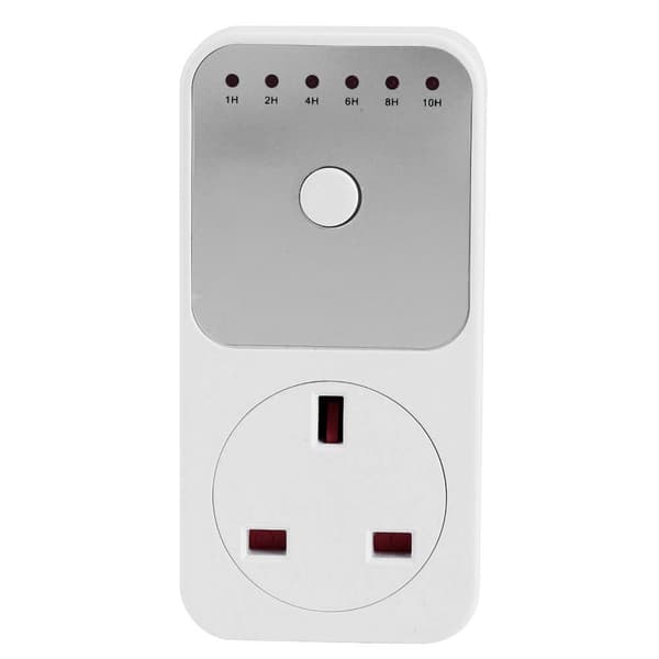 Elektronisk nedtællingsstik, tænd/sluk-timer, 100-240V (BS)