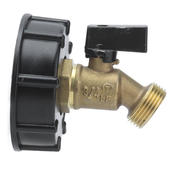 IBC Tote Tank Adapter Han Gevind Afløbsslange Stik Vandhane Ventil Fitting Del