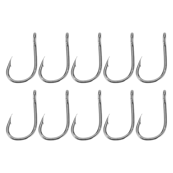 50 st fiskekrok för Iseama högkolstål fiskkrok med hullingar typ för utomhusaktiviteterTyp 7#