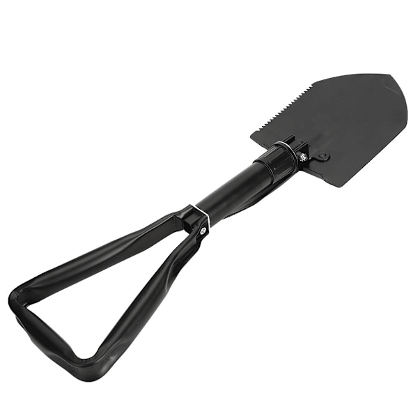 Bärbar hopfällbar spade multifunktionell hopfällbar spade skyttegravverktyg stor för camping fritid klättring helg gård