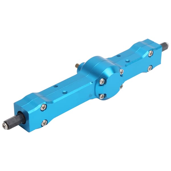127MM Bagbroaksel i aluminiumslegering tilbehør til WPL D12 1/10 RC lastbil del Blå B