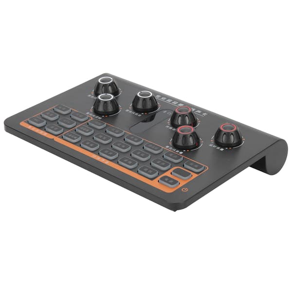 Q8 Bærbar Tuning Lydkort 16 Audio Controller til Telefon Computer PC Mikrofon Webcast Live