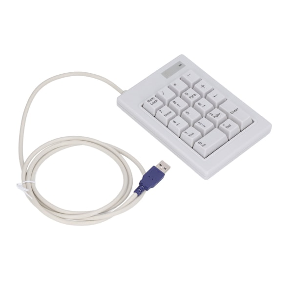 Mekanisk numerisk knappsats 18 tangenter Linjär åtgärdsomkopplare USB port Stänksäkra halkfria kuddar USB numeriska knappar för kontorsbankräknare