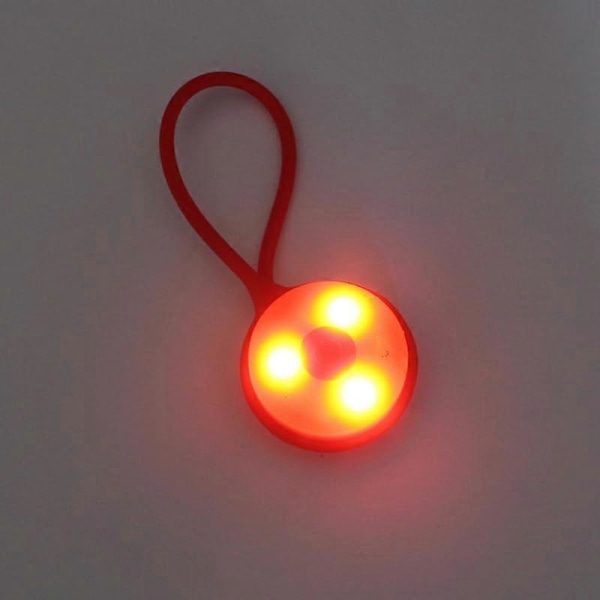Osat LED Vilkkuva Koululaukun Turvavaloheijastimet 3 valaistustilalla Koululaukun Turvavalo Vaellukseen Juoksuun Lemmikkieläimille
