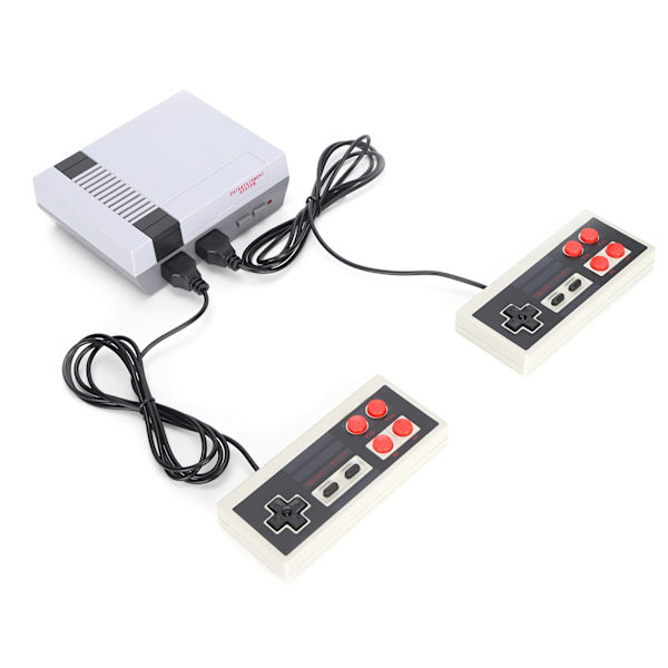 Spillkonsoll Controller Klassisk Mini Gamepad Ekstern TV Spillkonsoll med Minnekort 110‑240VUK Plugg