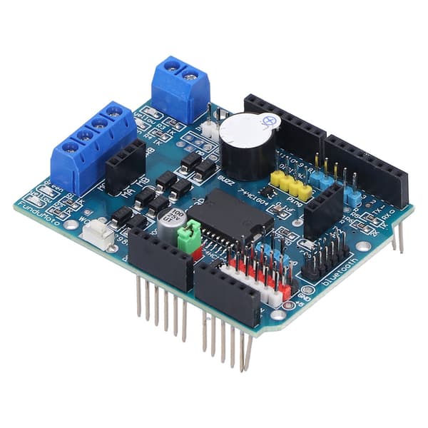 DC Motor Drive Module Utvidelseskort Dobbel Høy Effekt H-bro Elektronisk Komponent L298P