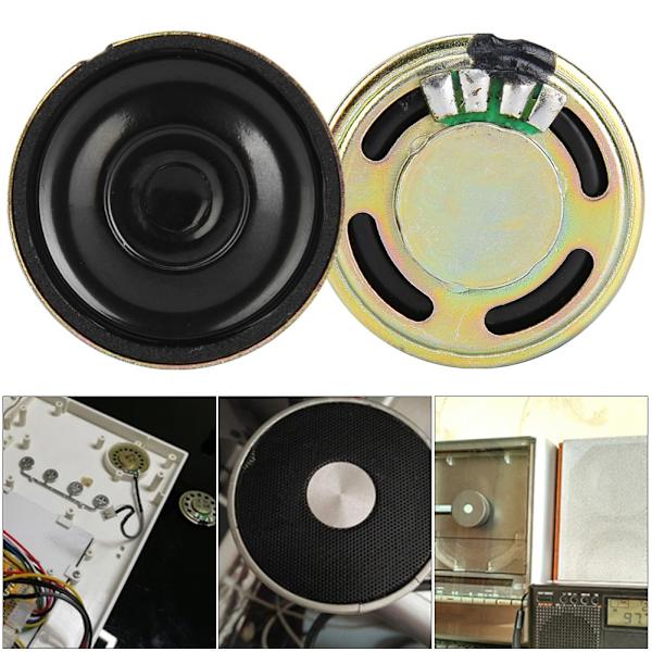 10 stk. 27mm 8Ω 0,5W runde højttalerhorn lydhøjttaler reparationsdele