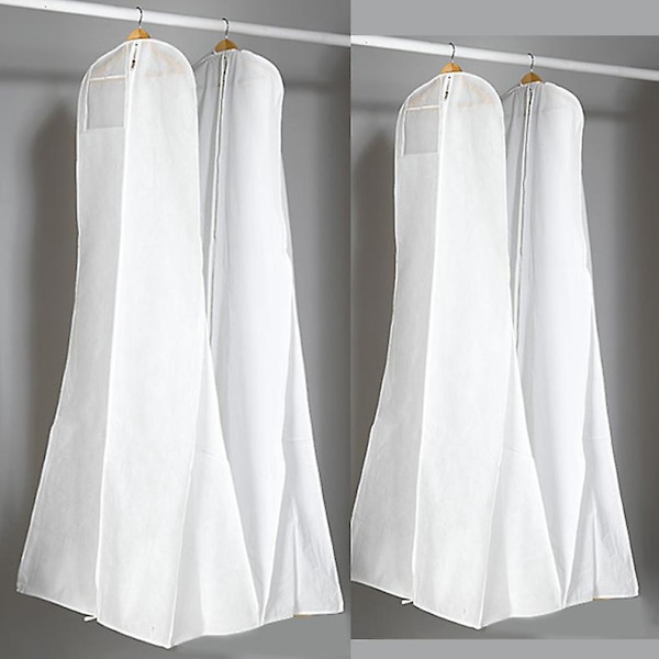 Dammskydd för brudklänning som andas (2-pack) - 170 * 80 * 22 cm, perfekt för bröllop och aftonklänningar