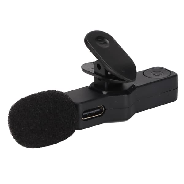 Trådløs Lavalier-mikrofon Plug and Play Genopladelig Bærbar Mikrofon til Liveudsendelse