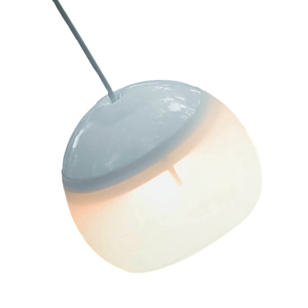 Camping-valopallo, 3 kirkkaustasoa, säädettävä, pitkäkestoinen, USB-ladattava LED-ulkolamppu, jossa koukku, valkoinen