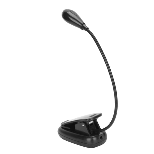 LED Clip Light 360 Graders Rotasjon 5000K‑6000K Leseklemmelys Hvitt Lys