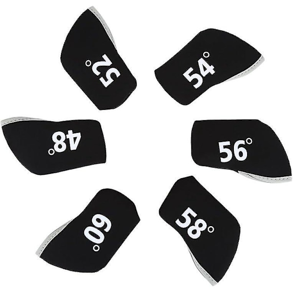 [optimerad] Set med 6 golfklubbsöverdrag, neoprenputteröverdrag