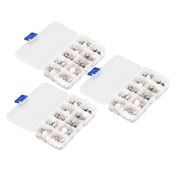 150 stk syfrie knapper elegant rose stil holdbar plast metall avtakbar dekselknapper for kjole værskjorte