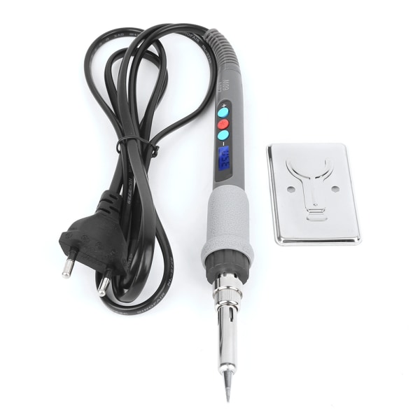 1 stk LCD elektrisk loddekolbe konstant temperatur digital display loddekolbe EU stik 220V