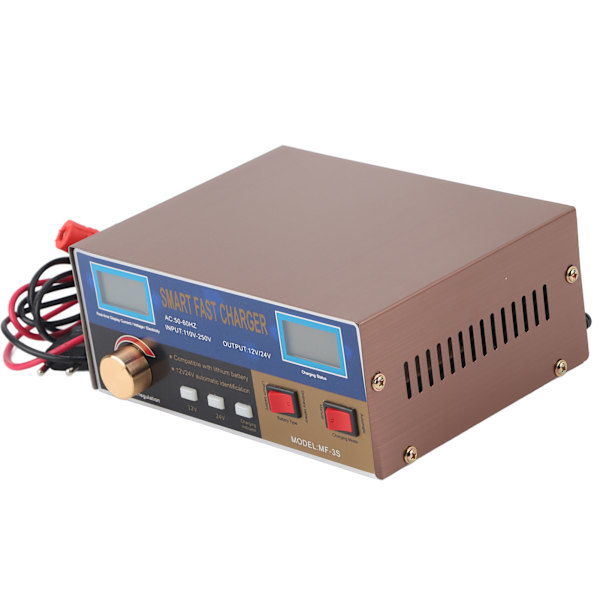 Litiumbatteriladdare 400W Bil 12V 24V Smart Puls Reparationstyp Strömförsörjning MF‑3S AC250VEU Kontakt