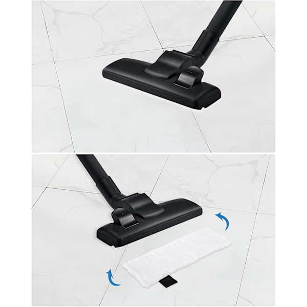 Mikrokuituliinasetti 10 kpl Höyrypuhdistimen vaihtoliinat Höyrymopin Karcher Easy Fix SC2 SC3 SC4 SC5 Moppiliinatarvikkeille